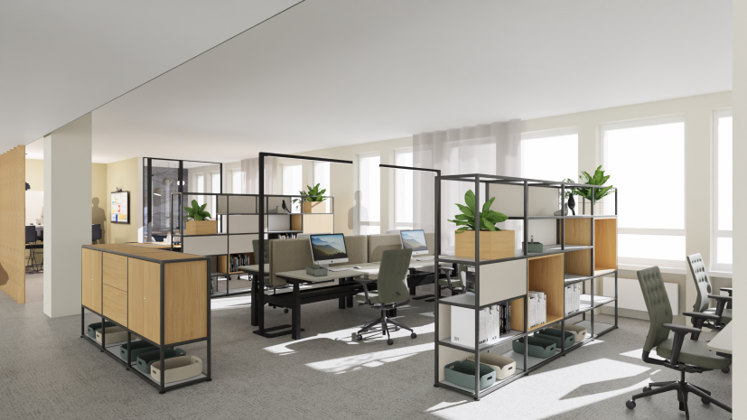 Visualisierung Büro