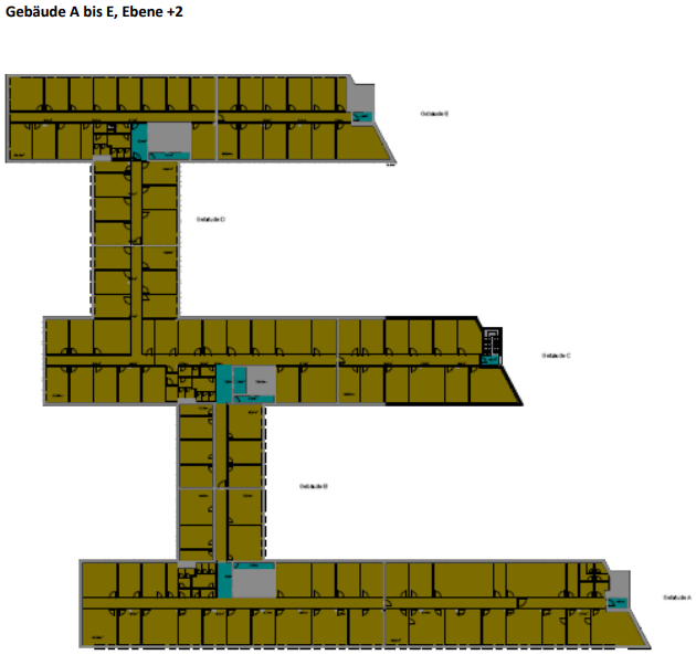 Grundriss_Gebäude A bis E, Etage 2