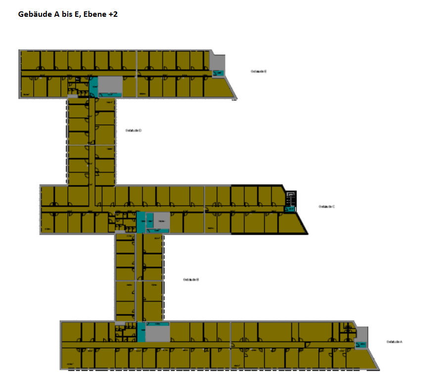 gebäude A-E Ebene +2