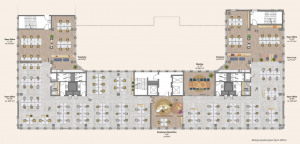 Grundriss Regelgeschoss Beispielplanung Open Space