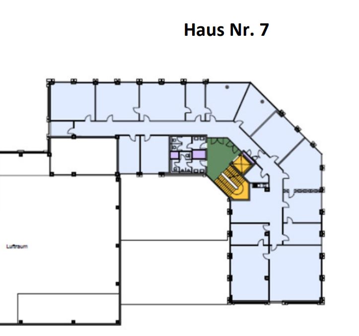 Grundriss 1.OG - 663 m²  Haus 7