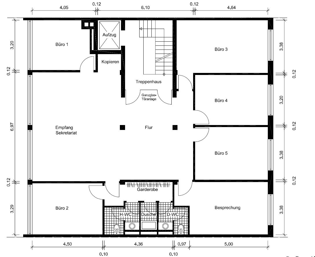 Grundriss Regelgeschoss