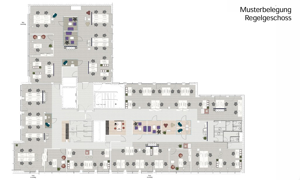 Grundriss Regelgeschoss