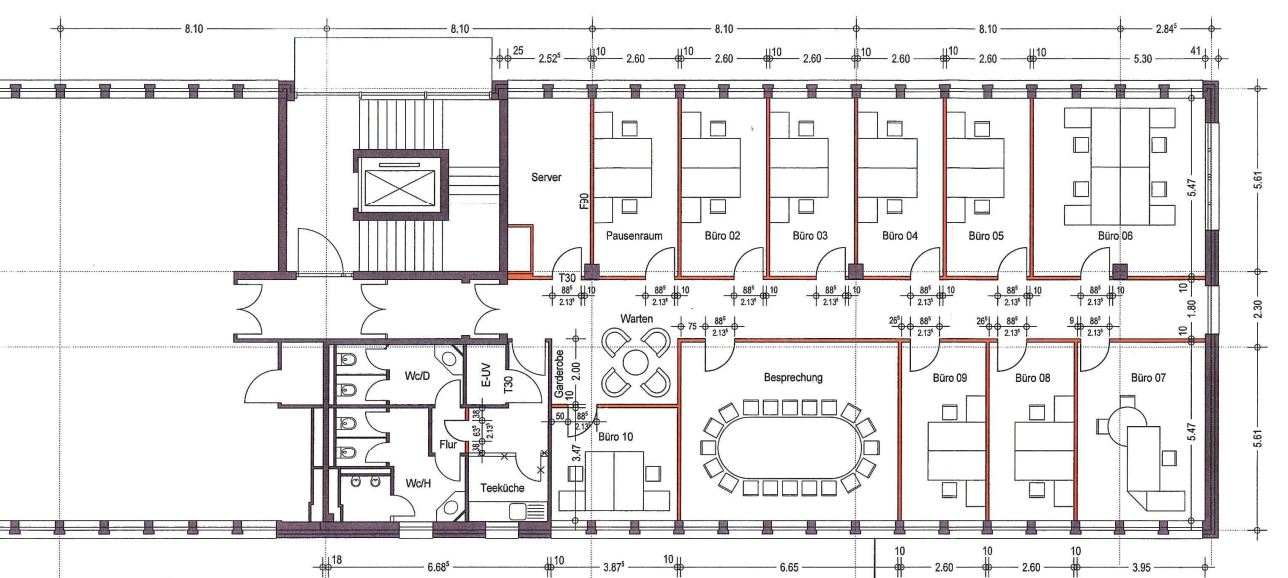 Grundriss 3.OG - 380 m²