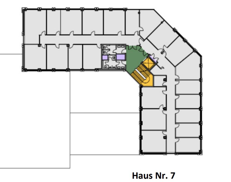 Grundriss 2.OG - 663 m²  Haus 7