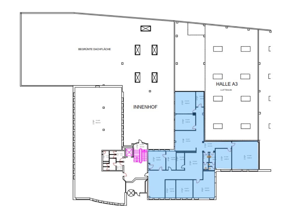 Grundriss 1.OG - 609,74 m²