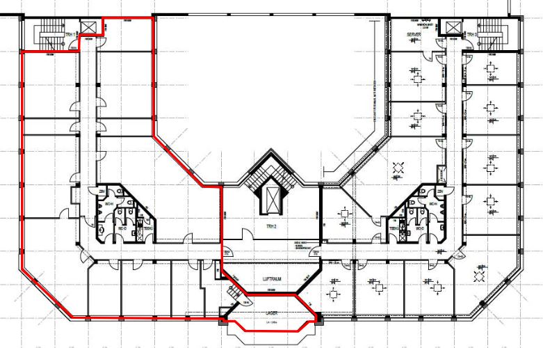 Grundriss 1 OG - 470 m²