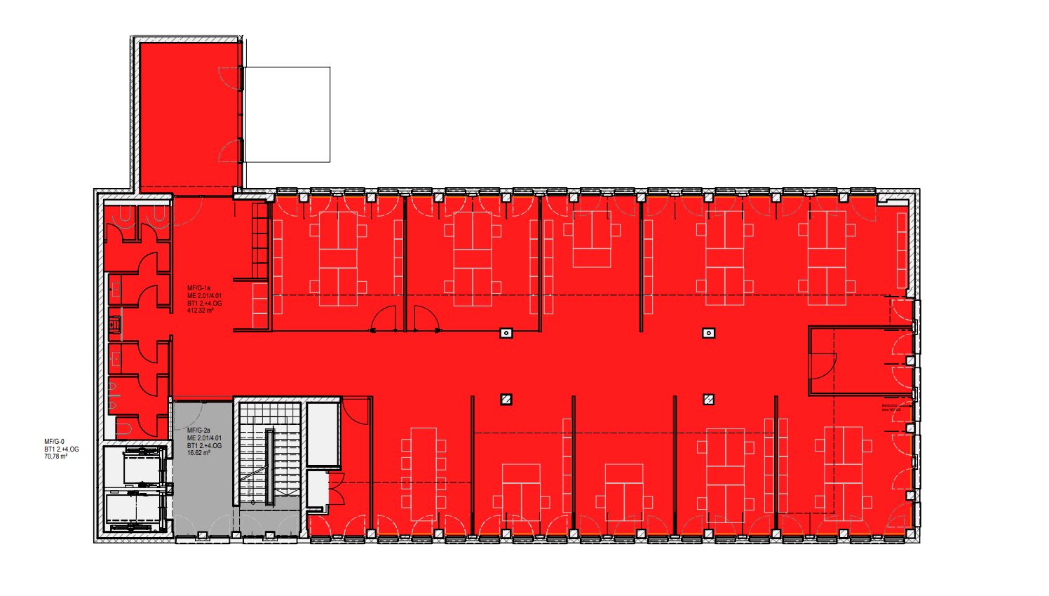 Grundriss 2.OG-4.OG