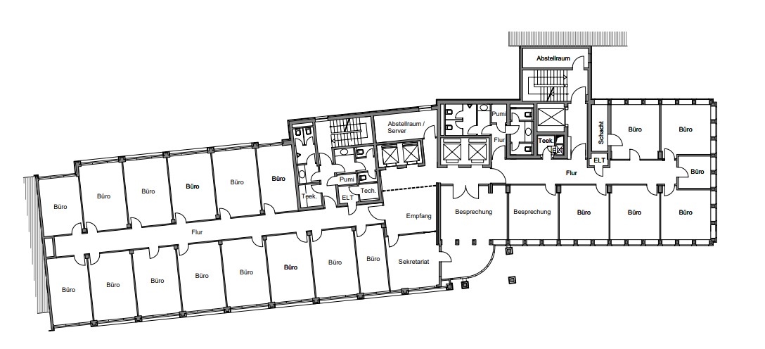 Grundriss 2.OG Flachbau