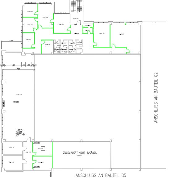 Grundriss HausNr 60 - 1 OG - 633  m²