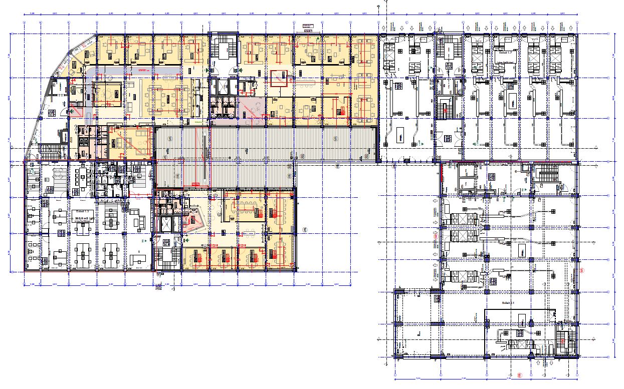 Grundriss 1.OG - 380,96 m²
