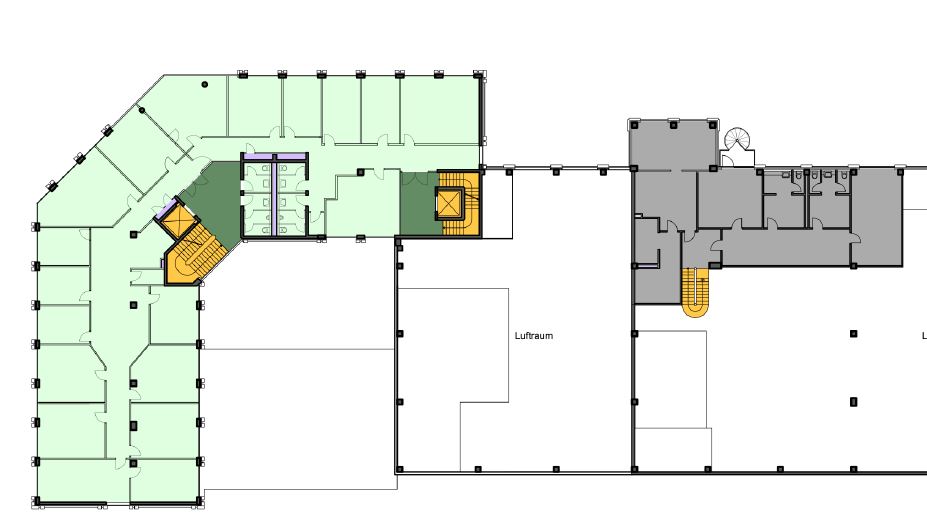 Grundriss 1.OG - 628 m²