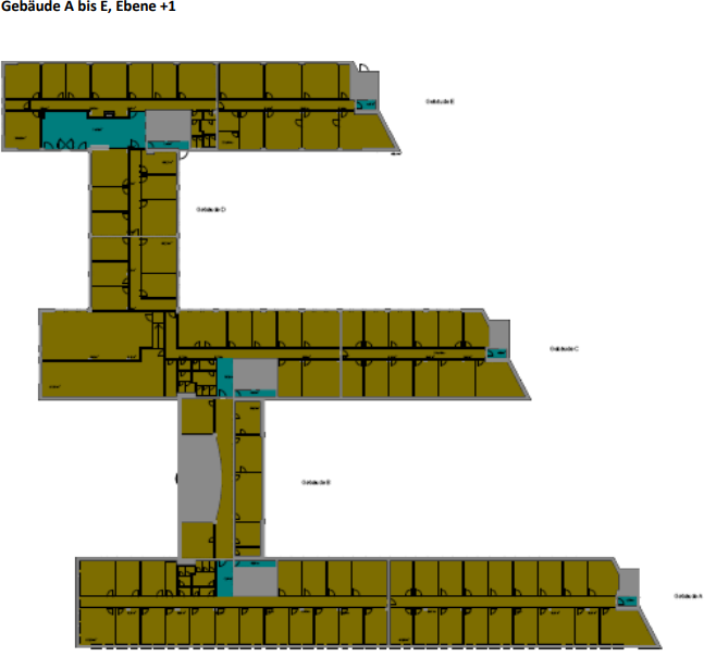 Grundriss_Gebäude A bis E, Etage 1