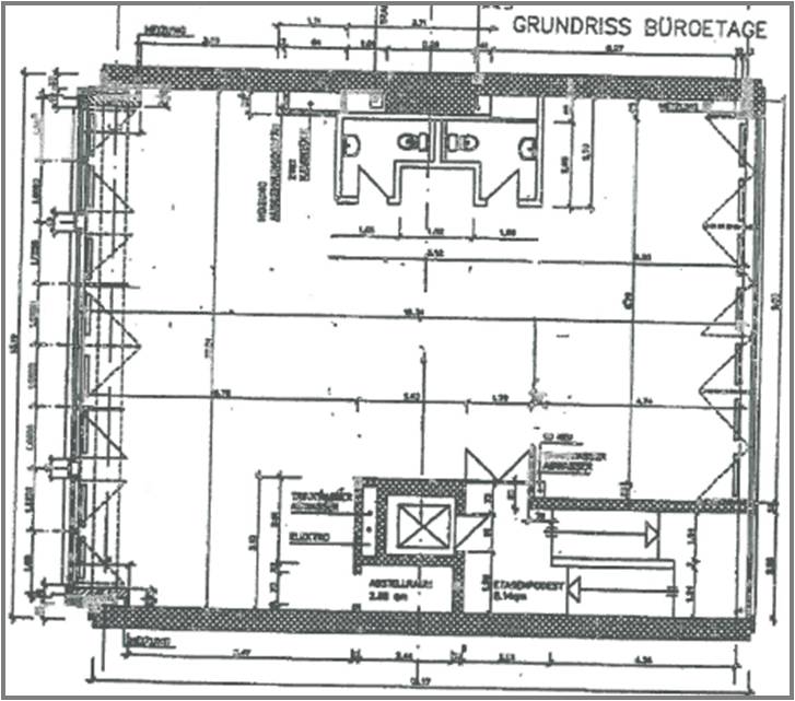 Grundriss Regelgeschoss