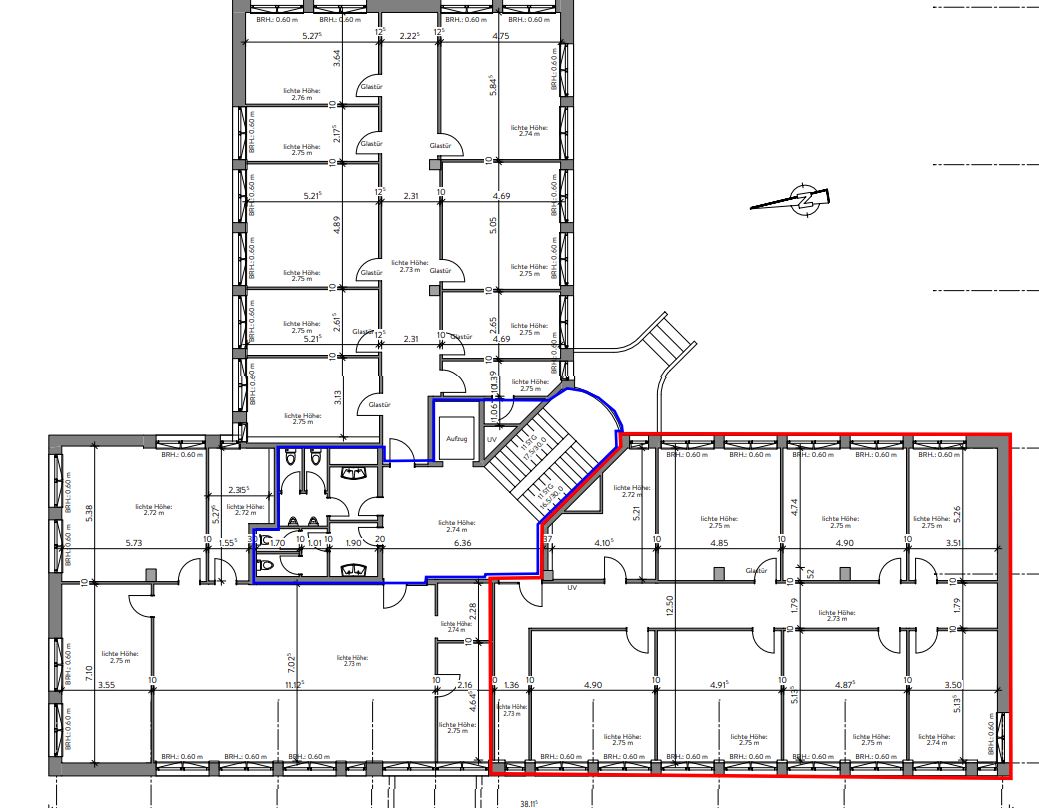 Grundriss 2.OG - 290 m²