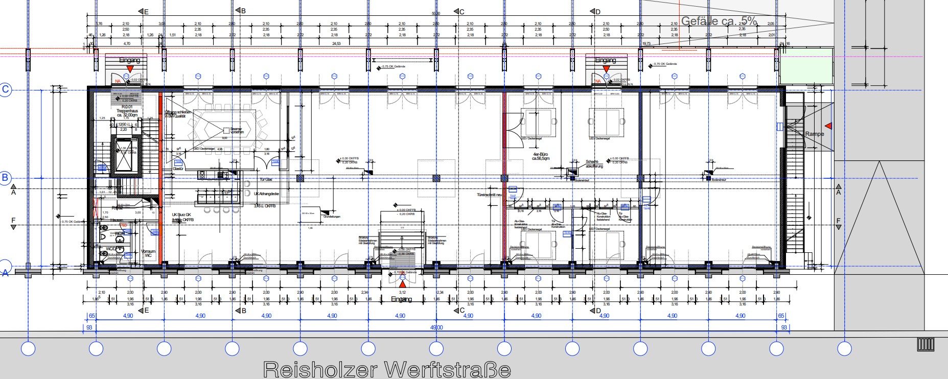 Grundriss EG Haus-Nr. 33 - 575 m²