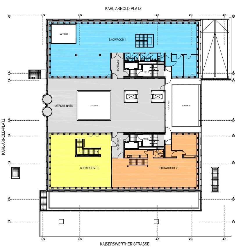 Grundriss EG (blau markiert)