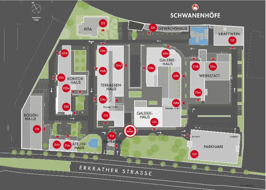 Lageplan Schwanenhöfe