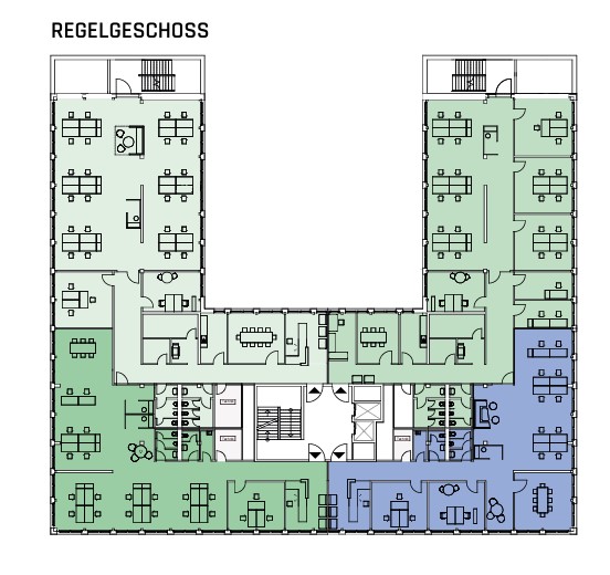 Grundriss Regelgeschoss