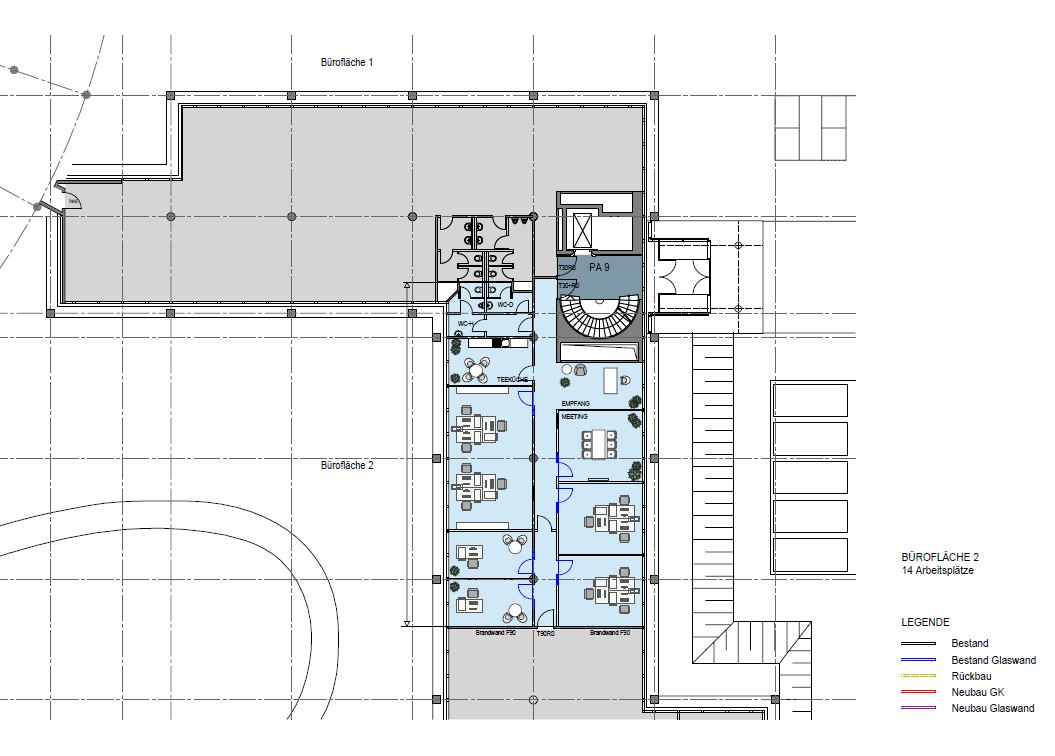 Grundriss 1.OG Hausnr. 9 - 240  m²