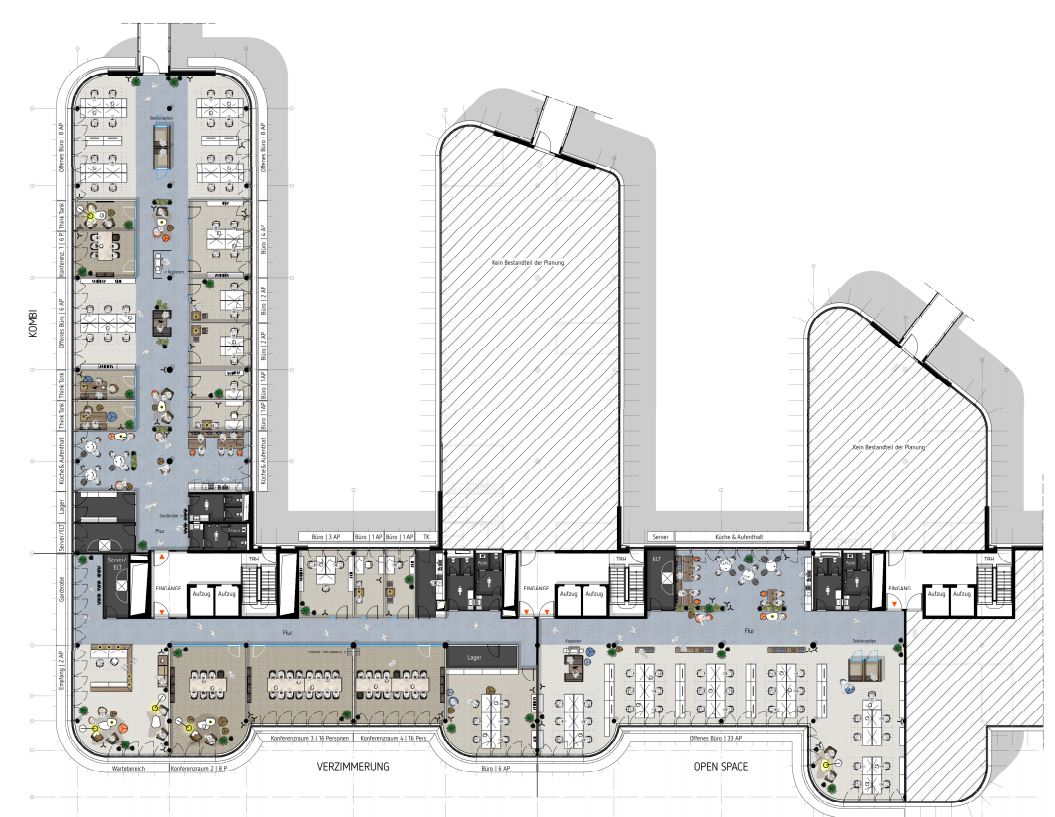 Grundriss Musterplanung 3 OG