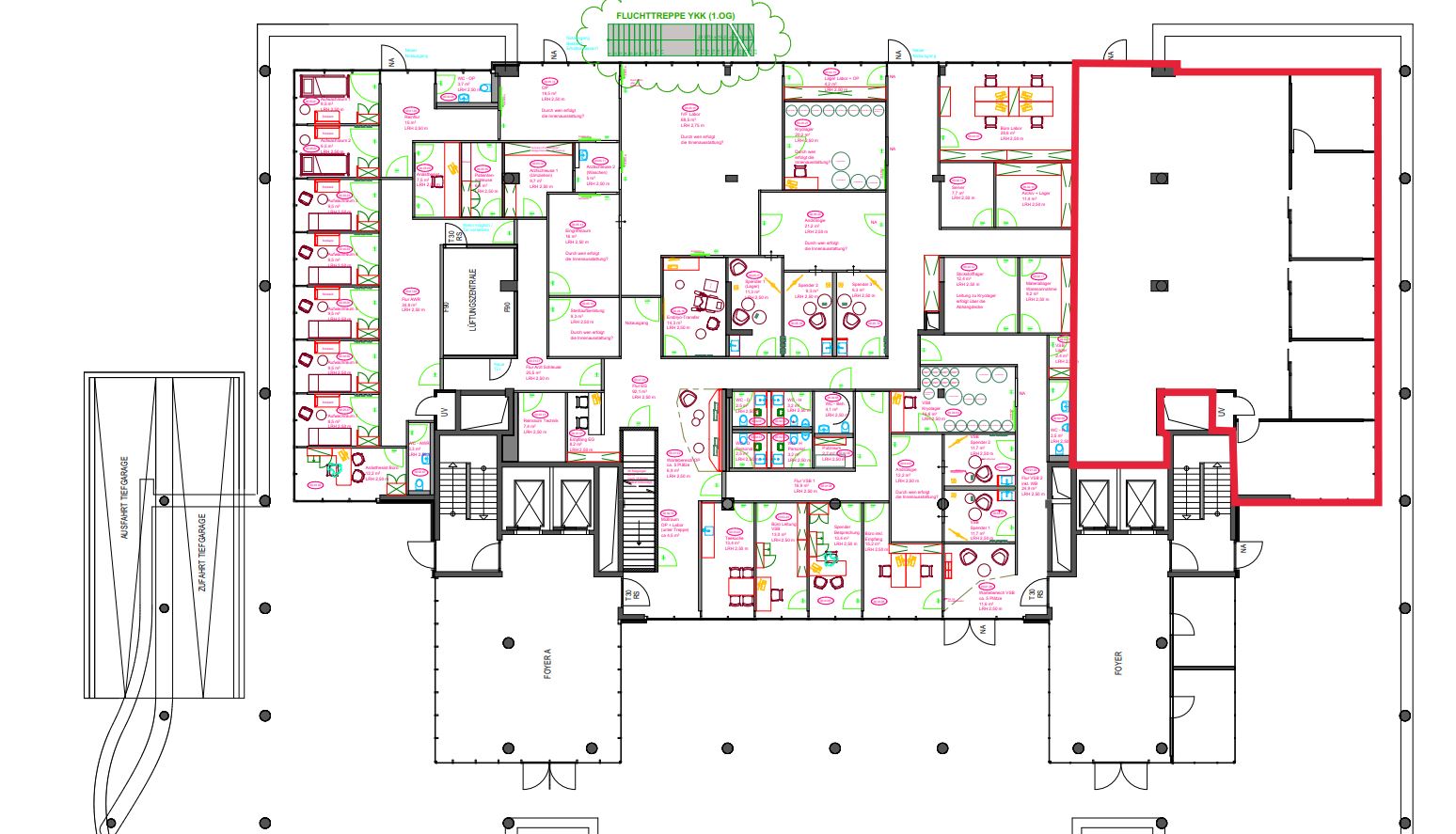 Grundriss EG - 300 m²
