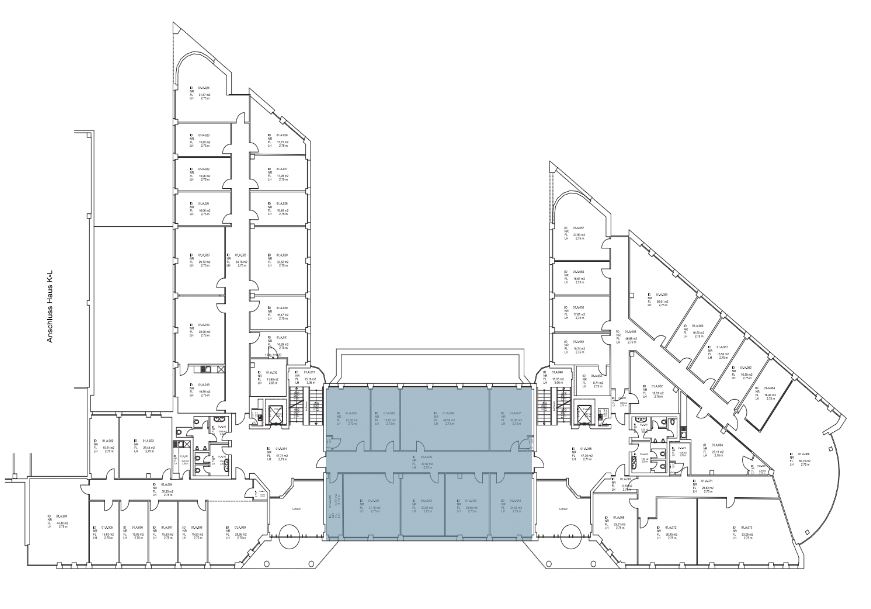 Grundriss 1 OG - 395,12 m²