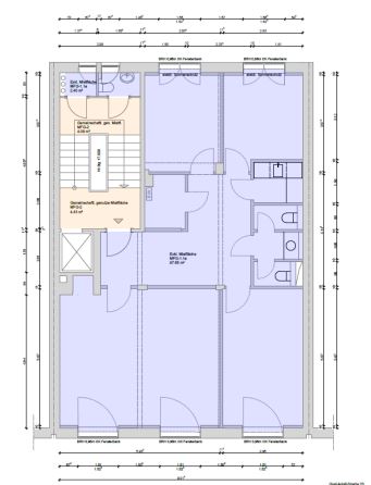 Grundriss 4.OG - 100 m²