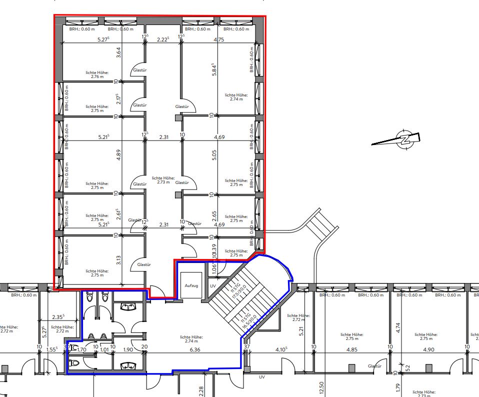 Grundriss 2.OG - 275 m² - W32