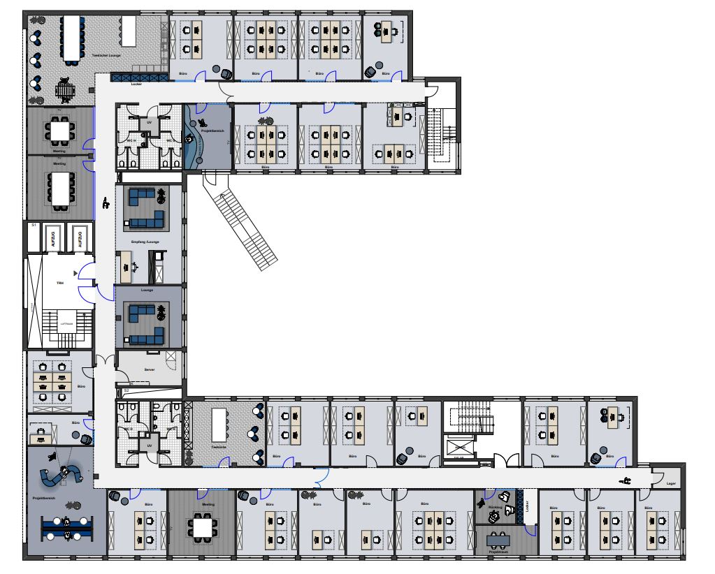 Grundriss 1.OG Musterplanung