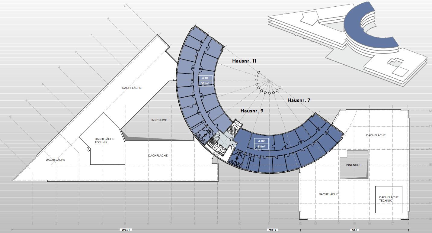 Grundriss 4.OG - 1.042 m²