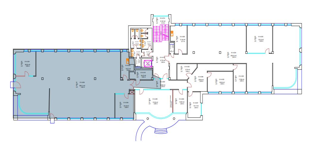 Grundriss 1.OG - 432,79 m²