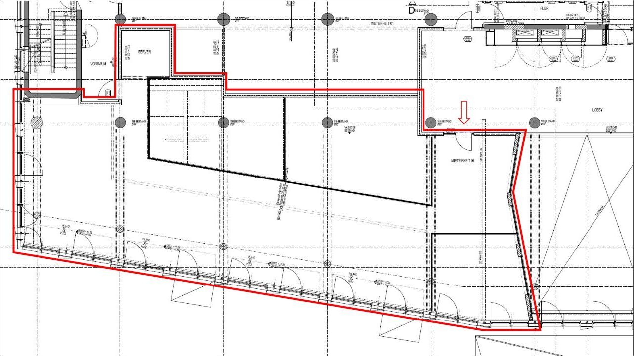 Grundriss 1 OG - 405 m²