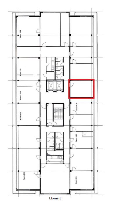 Grundriss Ebene 5