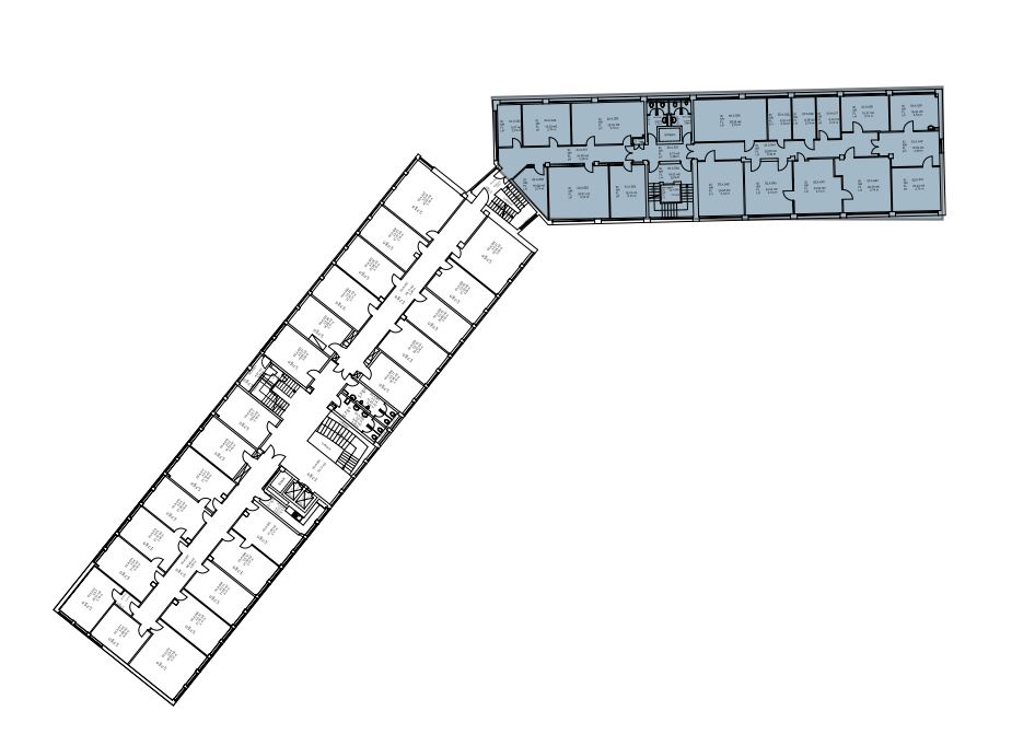 Grundriss 3. OG - 457,70 m²