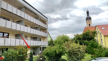 1,5-Zimmer-EG-Wohnung, Terrasse, EBK, Stellplatz in Obertraubling Zentrum