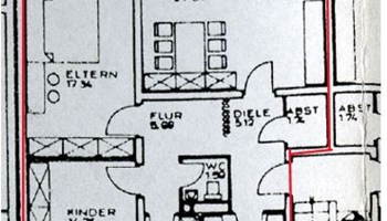 Gut geschnittene 3-Zimmer Wohnung