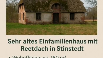 Privatverkauf – Altes Haus mit großem Grundstück für zwei Neubauten“