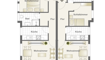 Verkaufe barrierefreie 2 Zimmer Wohnung iin Zentrum von Heubach 
