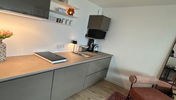 Modernisierte & voll möblierte 1-Zimmer-Wohnung mit Weitblick