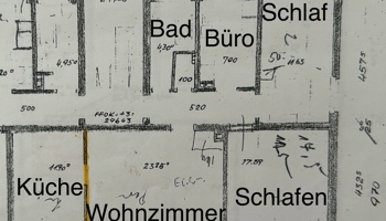 Stilvolle 4-Zimmer Erdgeschosswohnung in Stuttgart-Zuffenhausen