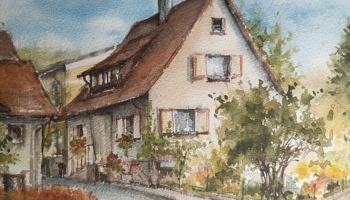 Einfamilienhaus mit Garage und Garten