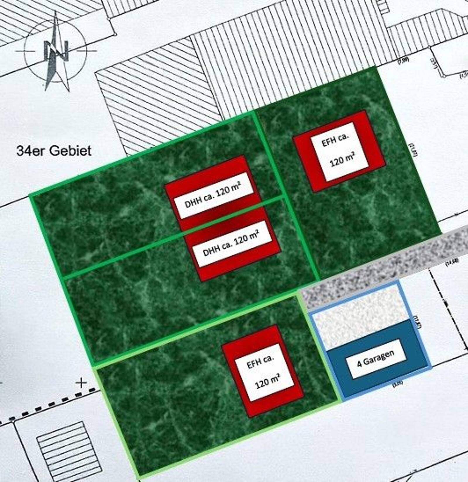 Grundstücksteilung geplant