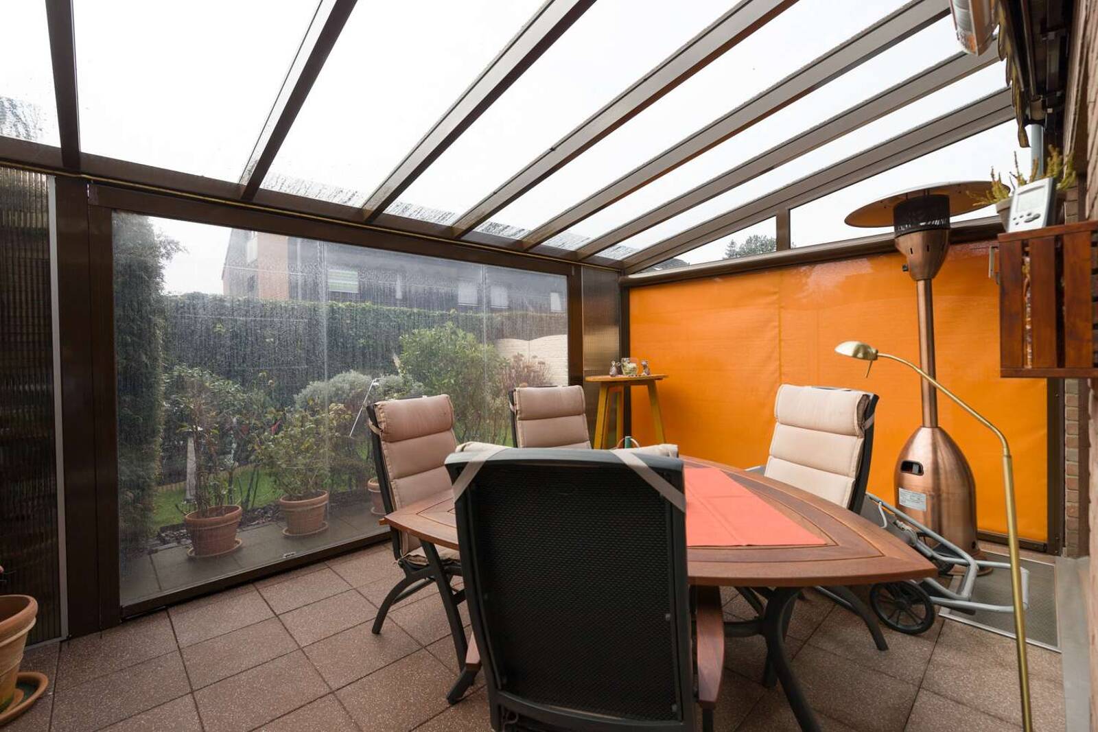 Wintergarten geschlossen