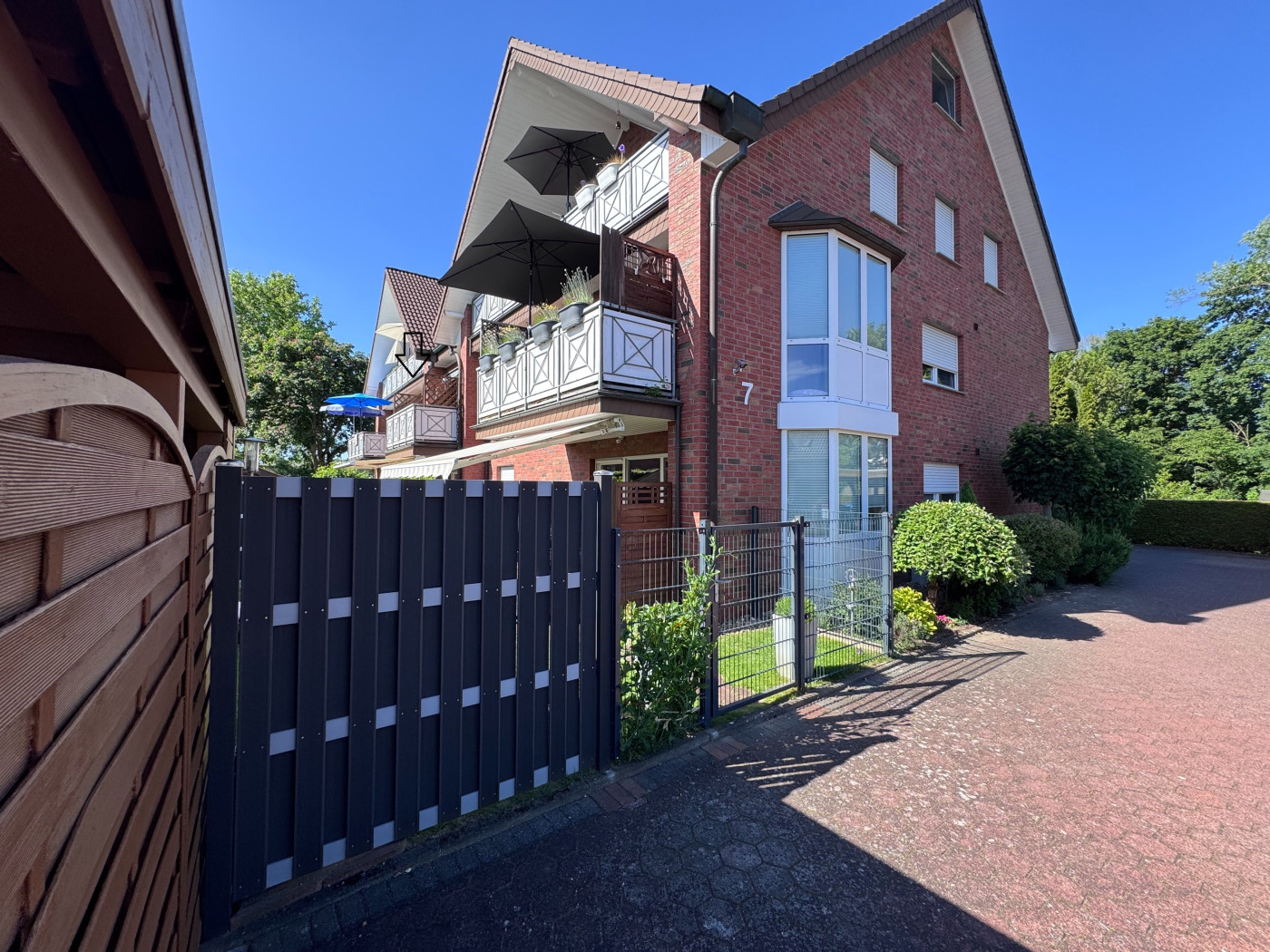 Gut aufgeteilte. 2-Zi.-Whg. schöner Balkon EBK Carport 1. OG GT-Süd - Foto 5
